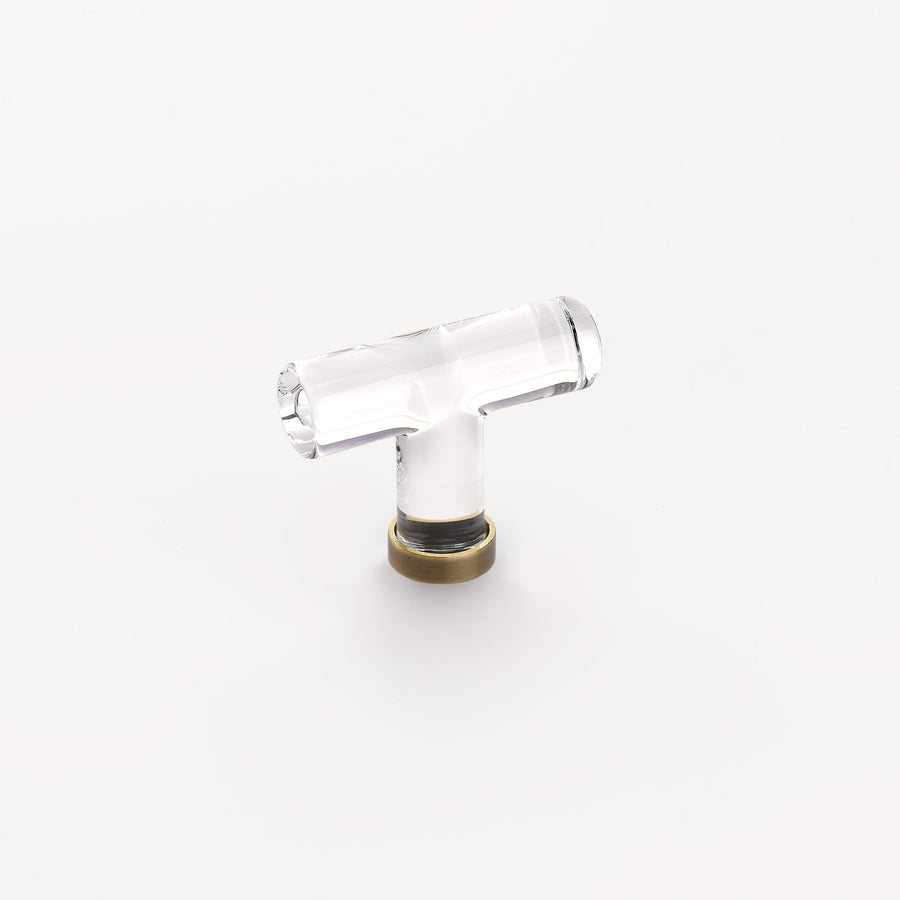 2-1/8in Crystal T-Knob by Emtek