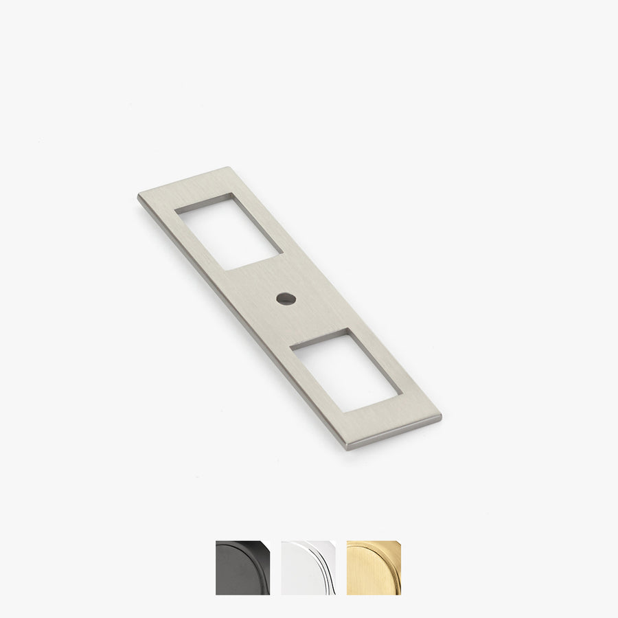 4in Modern Backplate For Knob by Emtek