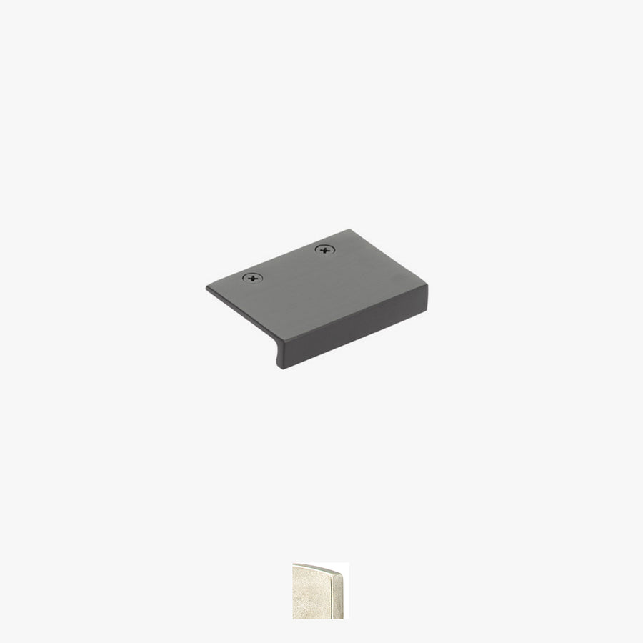 Sandcast Bronze Rustic Modern Edge Pull by Emtek