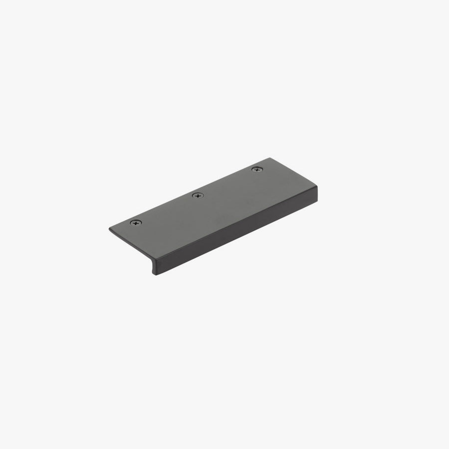 Sandcast Bronze Rustic Modern Edge Pull by Emtek